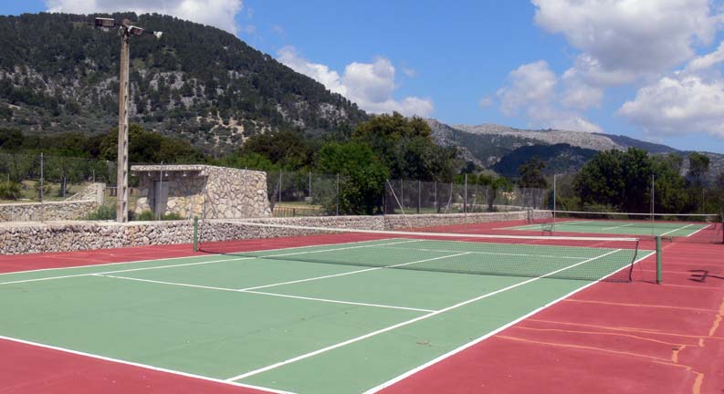 Das beste Tennis in Monnàber Nou - tennis 2 - Hotel Rural Monnaber Nou Mallorca